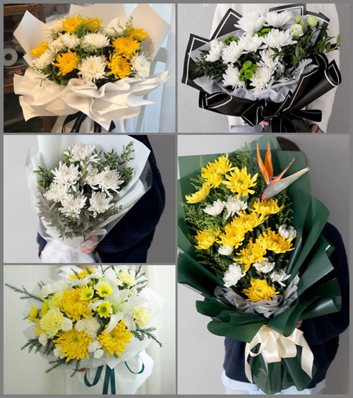 贵州铜仁市松桃县盘石镇邓现村白事花束代送